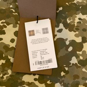 Brand new never worn Burberry camouflage pants